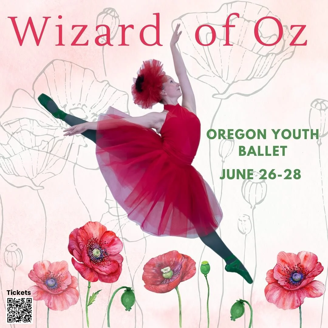 The Wizard of Oz Ballet!

Experience the magic, adventure, and laughter of the Wizard of Oz Ballet!

Perfect for the whole family!🌪️🌈👠

🌈 June 26 at 7pm
🌈 June 27 at 7pm
🌈 June 28 at 2pm

Sjolund Auditorium (North Medford HS)

Tickets only $18 