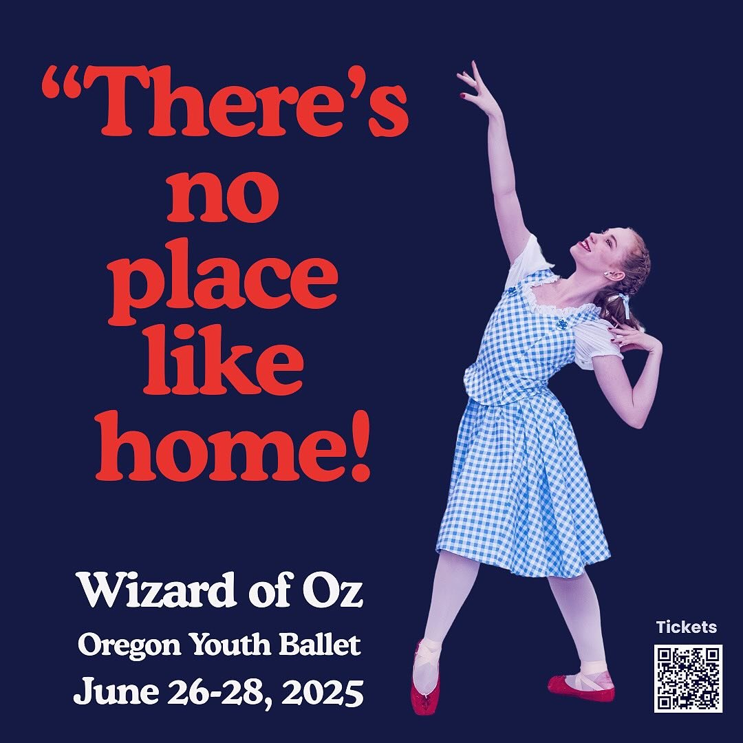The Wizard of Oz Ballet!

Experience the magic, adventure, and laughter of the Wizard of Oz Ballet!

Perfect for the whole family!🌪️🌈👠

🌈 June 26 at 7pm
🌈 June 27 at 7pm
🌈 June 28 at 2pm

Sjolund Auditorium (North Medford HS)

Tickets only $18 