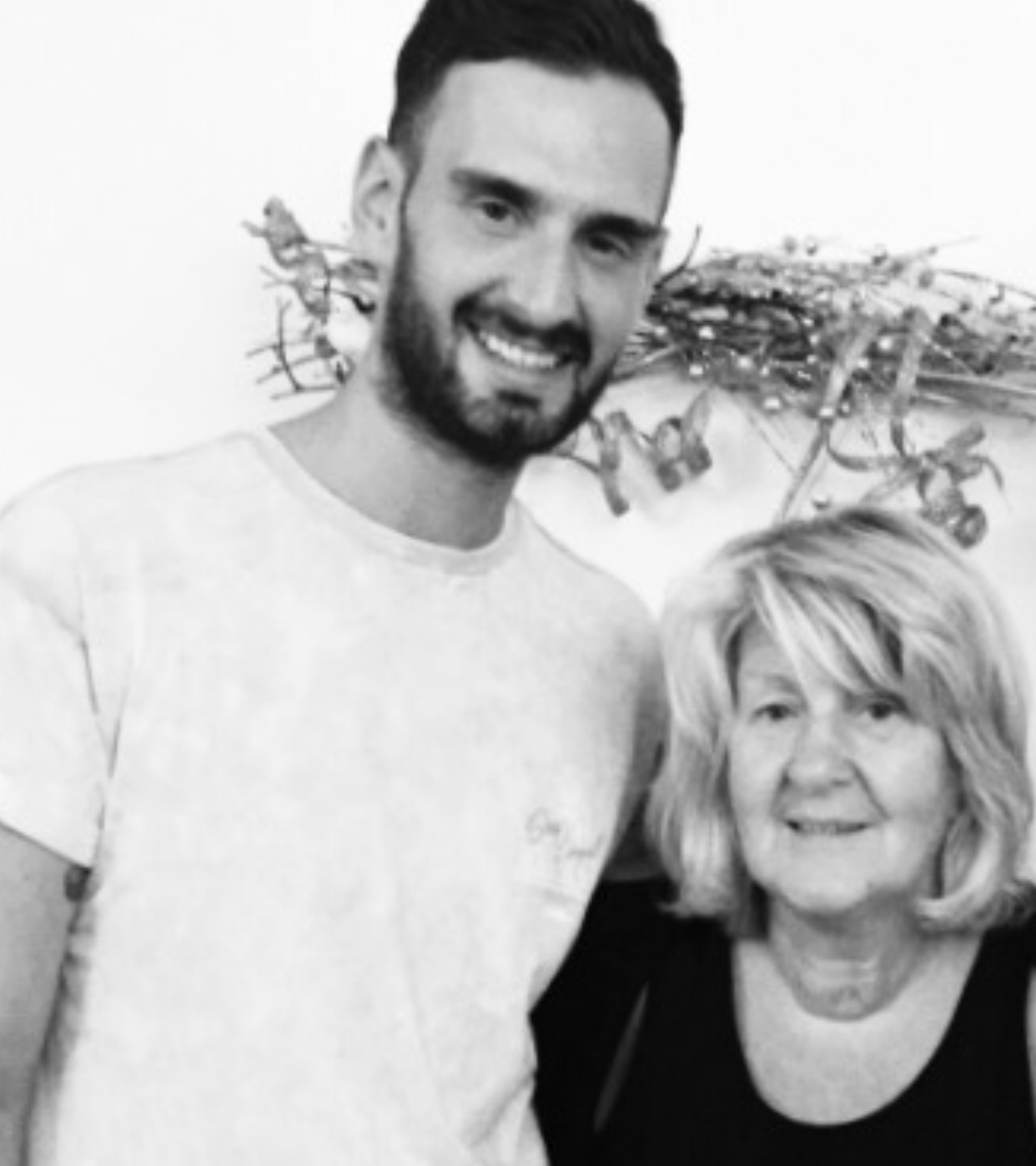 Anthony and his beloved Grandmother 