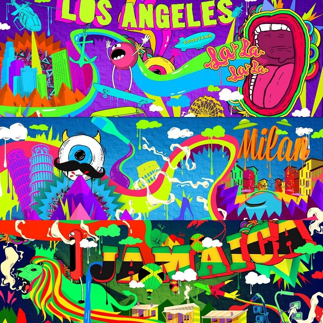 Old designs for old music videos. Music videos??? I am getting old.
.
.
.
.
#musicvideo #design #animation #illustration #LA #milan #Jamaica #popart #oldschool