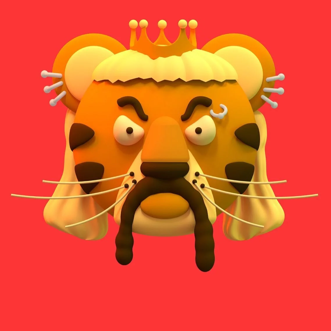 More ROBOCAID! JOE EXOTIC fan club plus some other assets that were created for the intro but ended up being a big part of the game. .
.
.
.
#joeexotic #heyallyoucoolcatsandkittens 
#tigerking #couchpotato #couchella #maxon #c4d #lovin3d #motiondesig