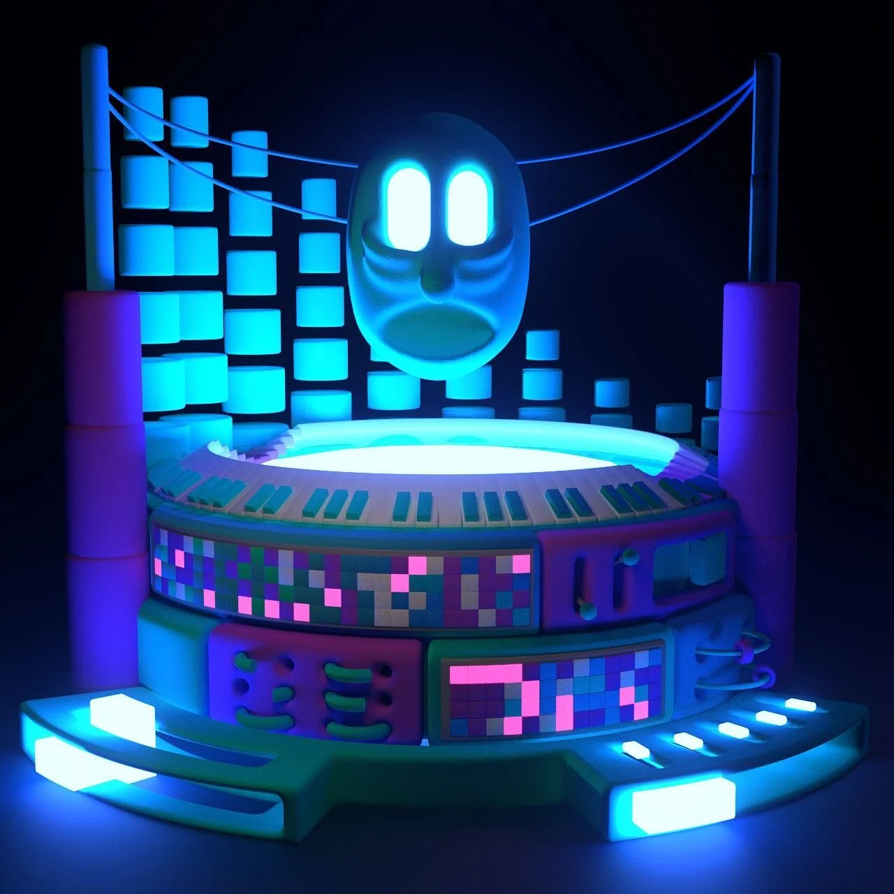 Techno Club 2077 . Swipe 👉🏻 for that Whomp whomp whomp bass bass bass thump thump thump #DJ
.
.
.
.
#beatmaker #vj #bass #drop #techno #c4d #lovin3D #motiondesigners #mdcommunity #mgcommunity #rave