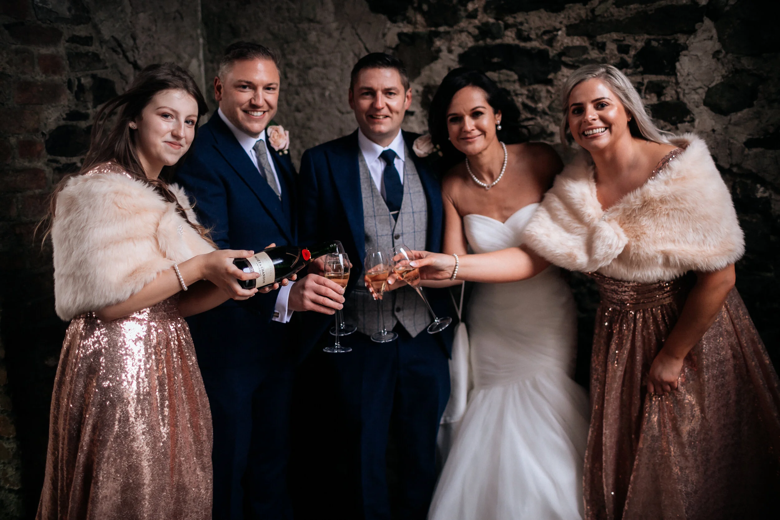 Close friends sometimes in an intimate setting has worked well in the past year.