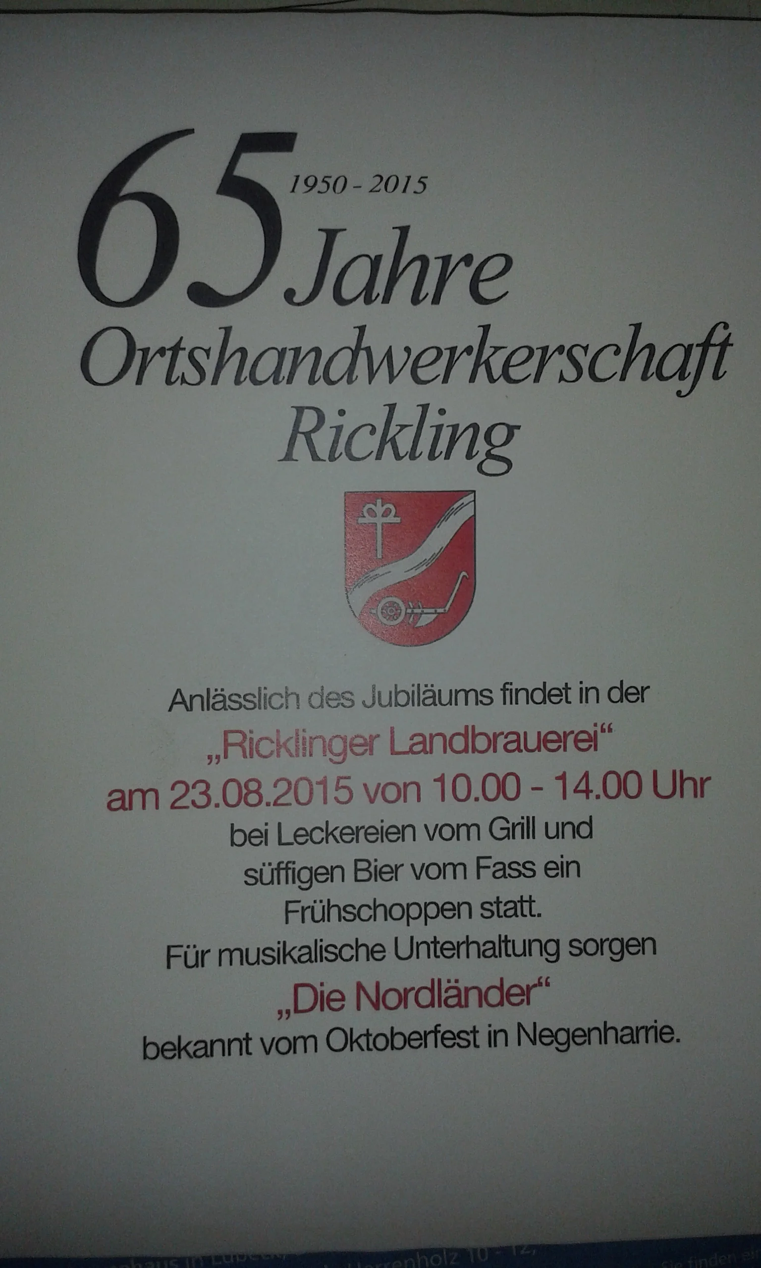 Ortshandwerkerfest