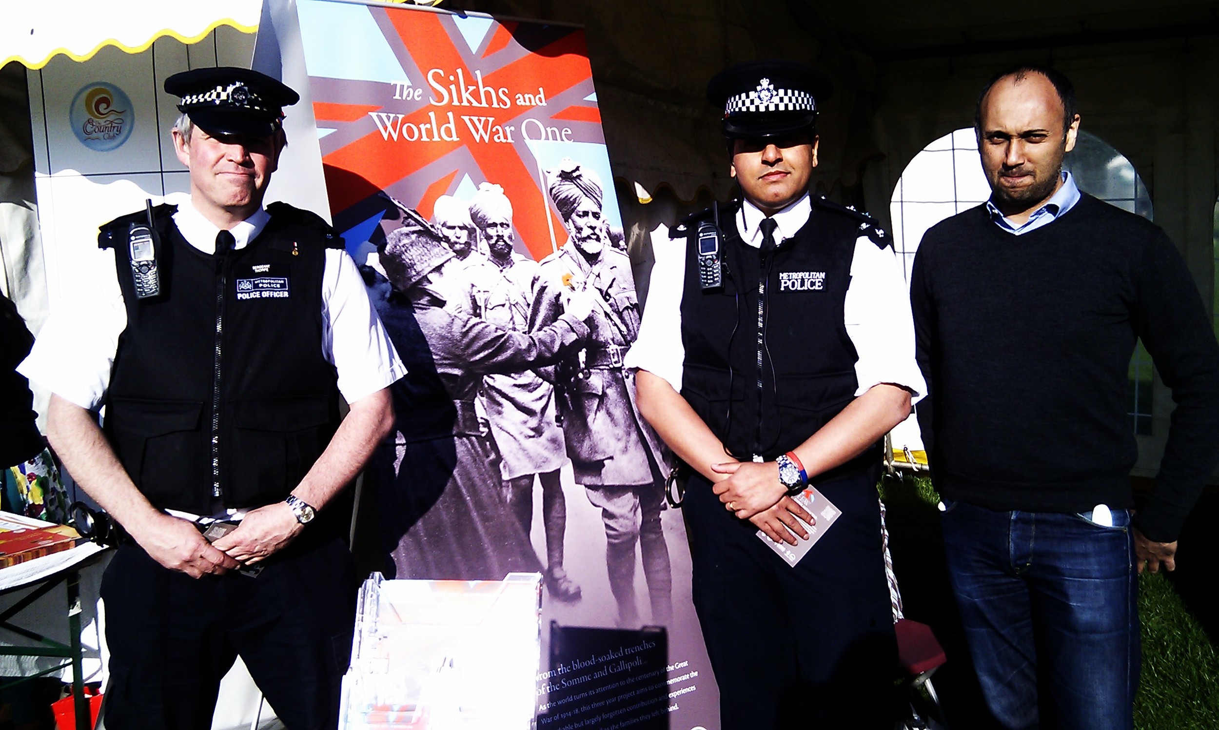 Our thanks to Hounslow's finest in helping our outreach efforts reach the parts other outreach cannot reach...