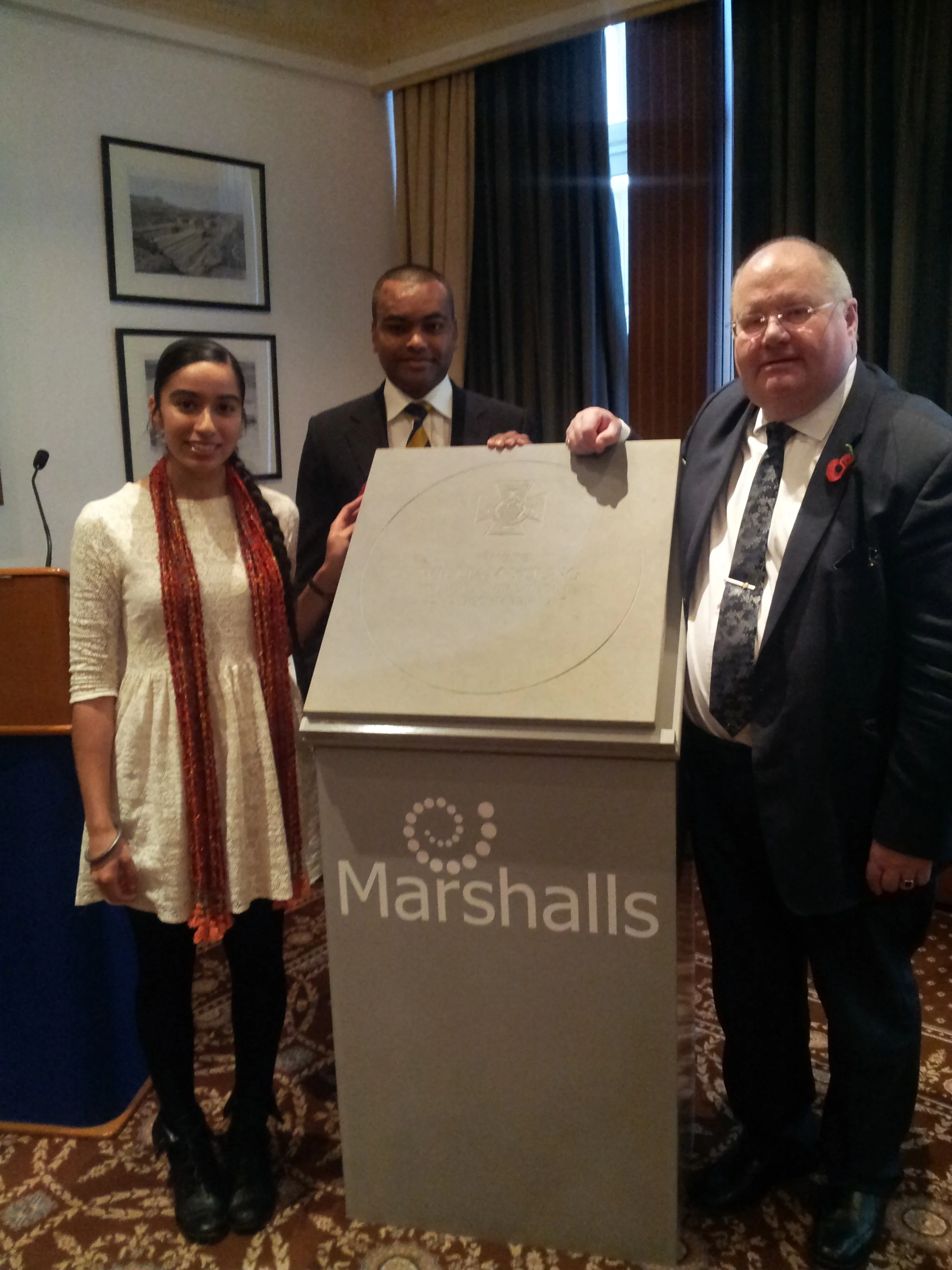 WW1 Victoria Cross Commemorative Paving Stone unveiled.