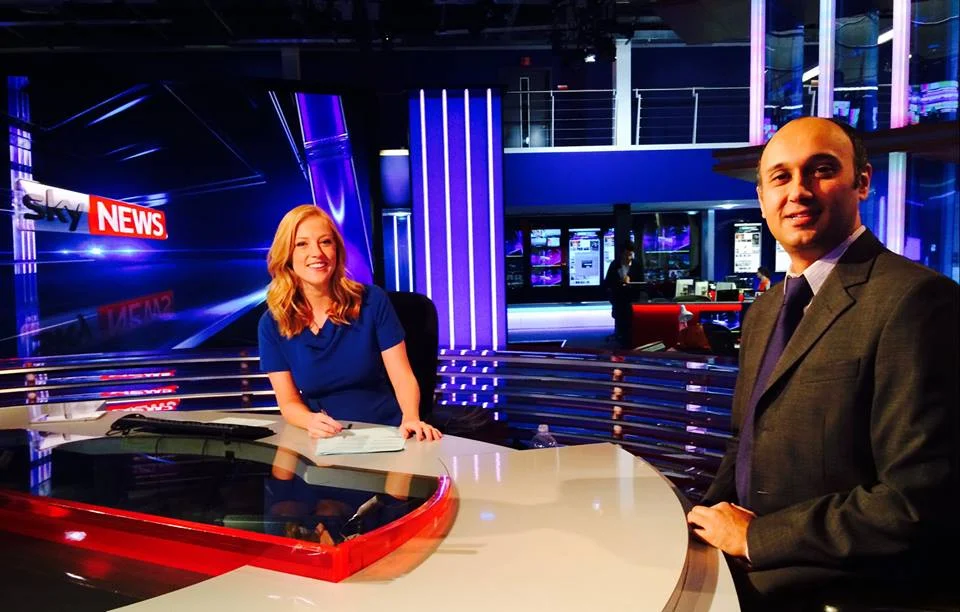 Live on Sky News! 