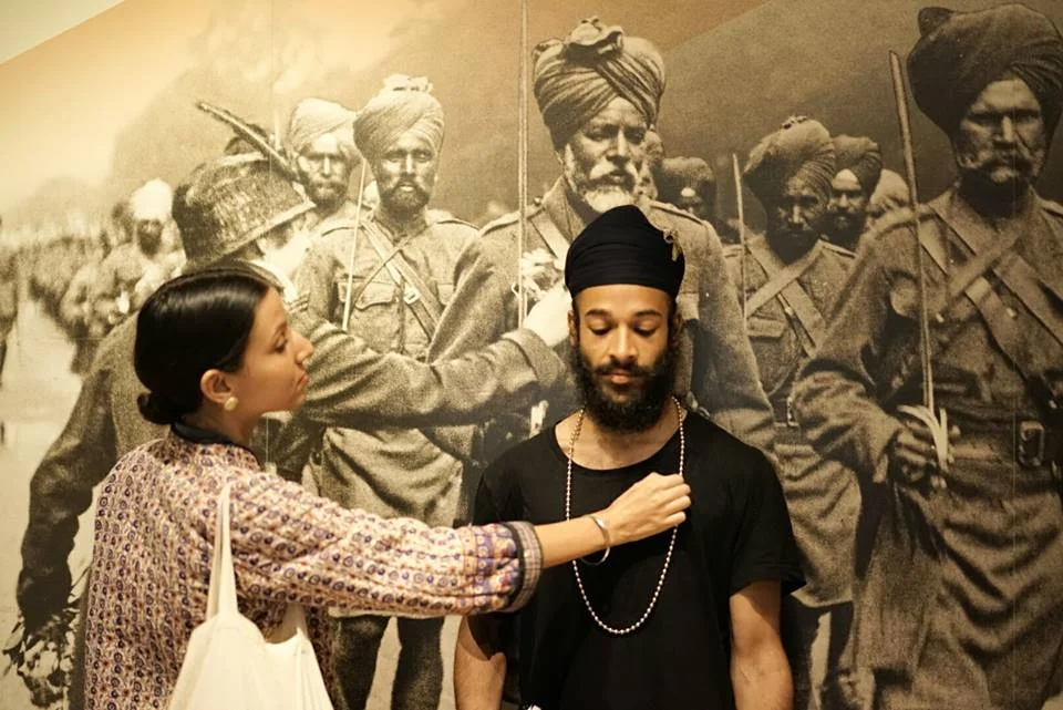 Artists Visit Sikh WW1 Exhibition