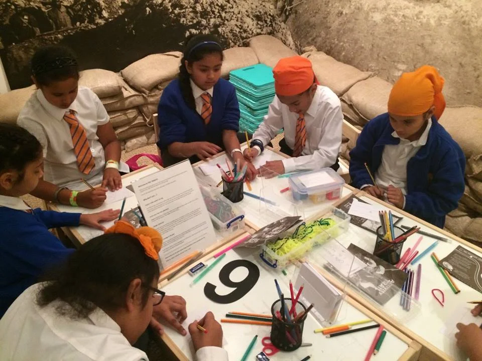 Kids Create Remembrance Wall