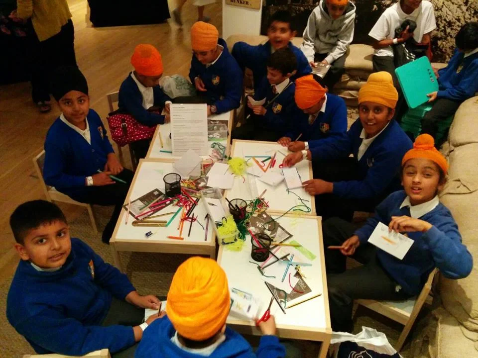 School Children Enjoy Exhibition