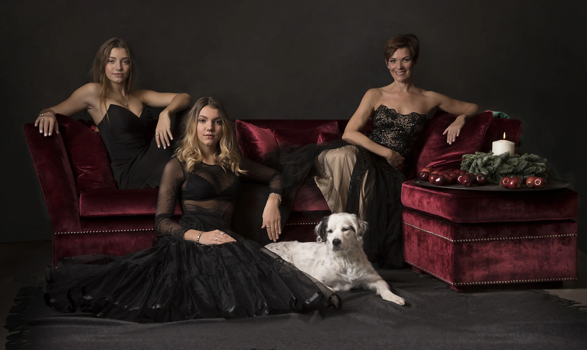 Christmas Family Portrait Photoraphy | Starnberg studio