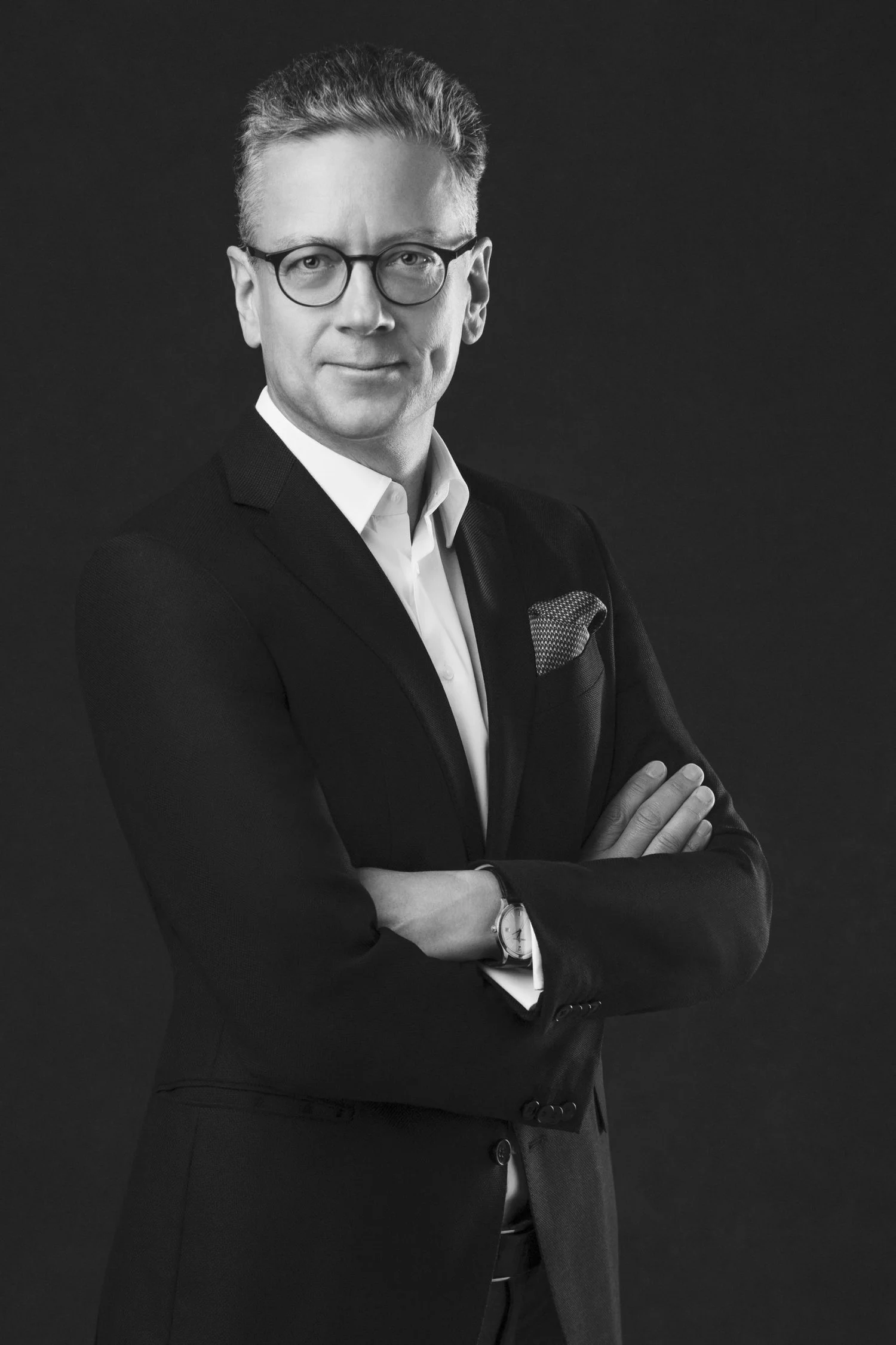 Black White Studio light Bewerbungsfoto Starnberg CEO
