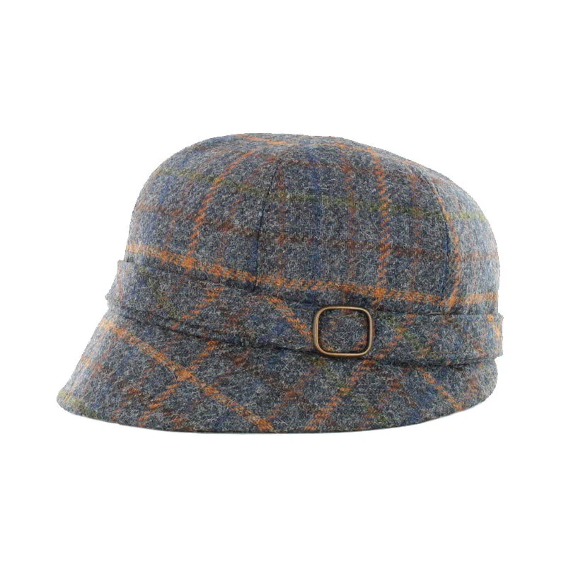 Flapper Hat Grey and Orange — Fáilte 