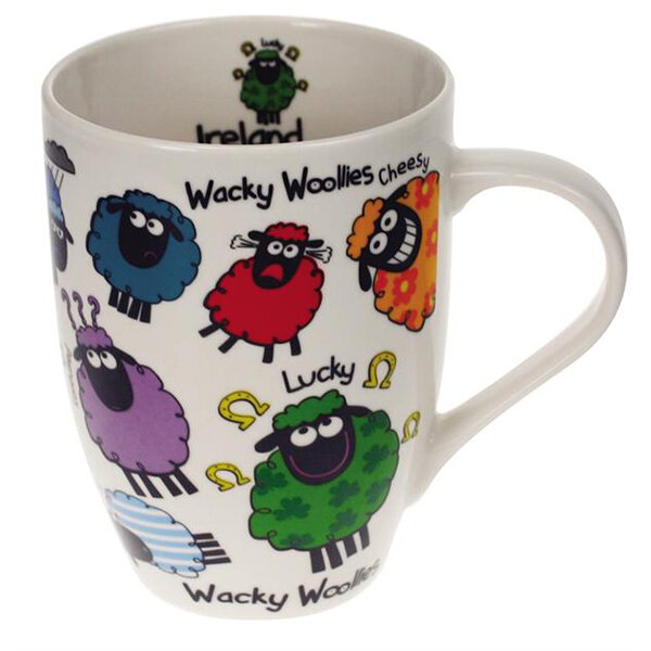 Wacky Woollies Irish Mug And Spoon Set 