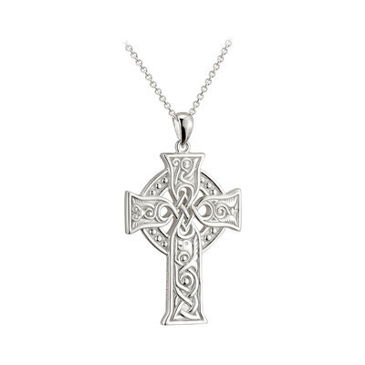 Silver Small Apostles Celtic Cross 