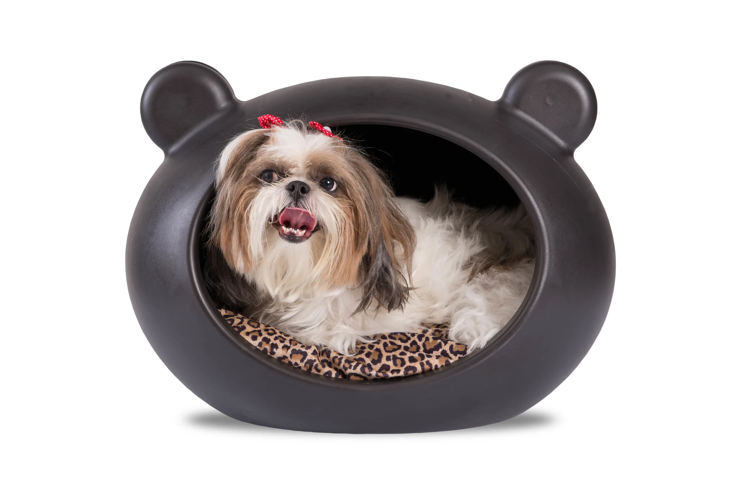small dog cave bed