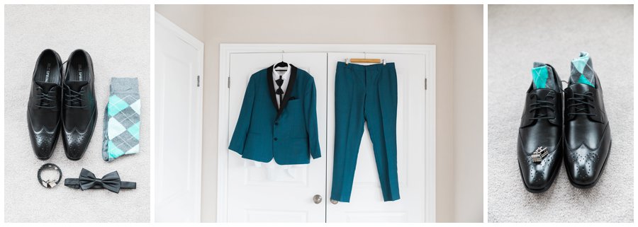 Jewel Toned Groom's Suit