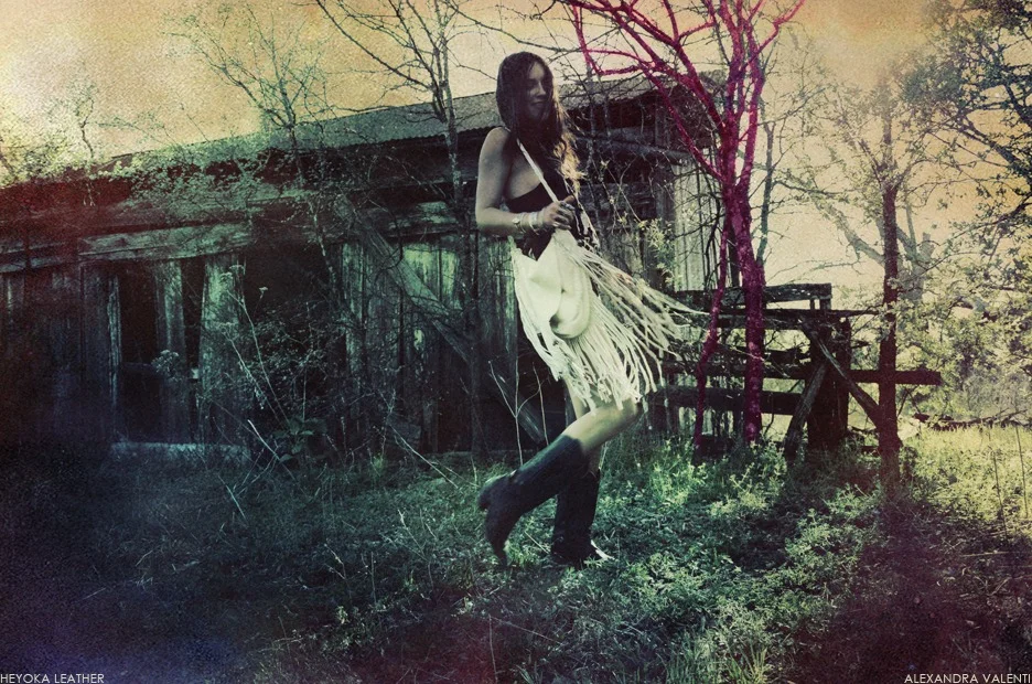 Heyoka Leather Spring 2011 Look Book
Models: Leslie Crow (owner of Heyoka) and Sara CummingsMake Up: Laura KaululaauStyling by Rachel Hunt (Sisters of The Black Moon)Photography by Alexandra Valenti