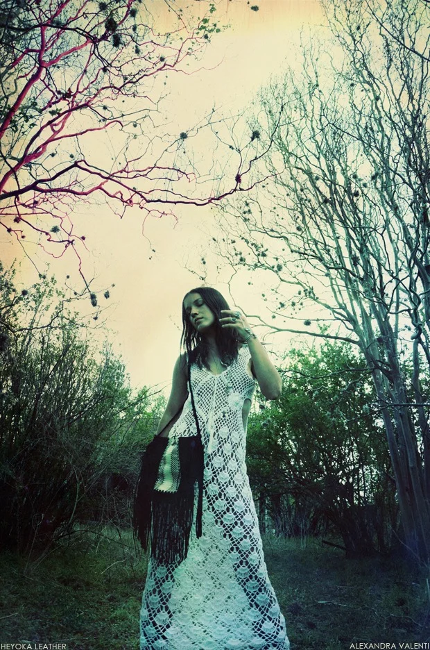 Heyoka Leather Spring 2011 Look Book
Models: Leslie Crow (owner of Heyoka) and Sara CummingsMake Up: Laura KaululaauStyling by Rachel Hunt (Sisters of The Black Moon)Photography by Alexandra Valenti