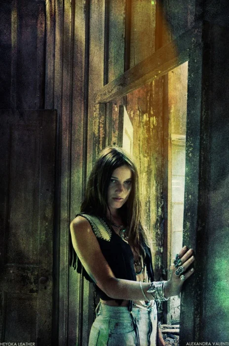 Heyoka Leather Spring 2011 Look Book
Models: Leslie Crow (owner of Heyoka) and Sara CummingsMake Up: Laura KaululaauStyling by Rachel Hunt (Sisters of The Black Moon)Photography by Alexandra Valenti