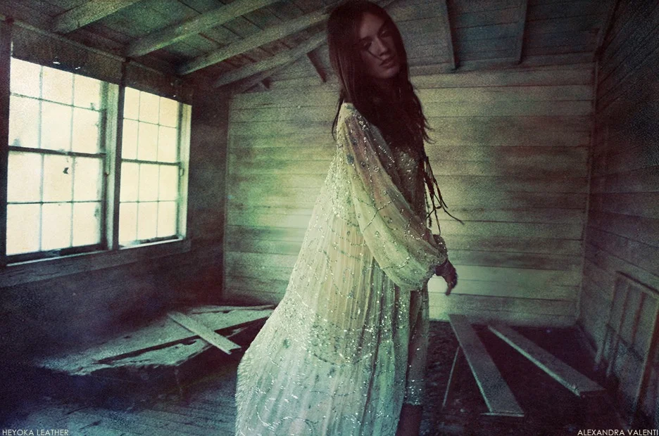 Heyoka Leather Spring 2011 Look Book
Models: Leslie Crow (owner of Heyoka) and Sara CummingsMake Up: Laura KaululaauStyling by Rachel Hunt (Sisters of The Black Moon)Photography by Alexandra Valenti