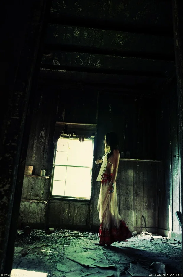 Heyoka Leather Spring 2011 Look Book
Models: Leslie Crow (owner of Heyoka) and Sara CummingsMake Up: Laura KaululaauStyling by Rachel Hunt (Sisters of The Black Moon)Photography by Alexandra Valenti