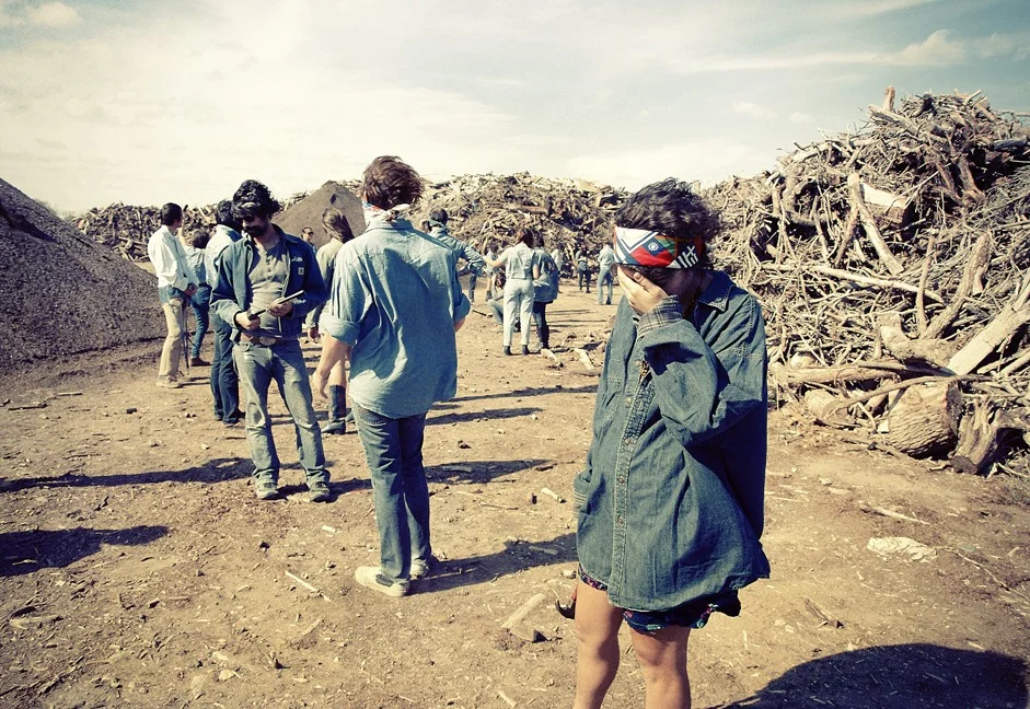 from the Texas Longest Hammer Choir, an art happening created by Andy Rihn in Austin, Texas… 