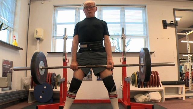 Svend Stensgaard, 93 Svend, from Denmark, is the world’s oldest licensed powerlifter and in a recent video is seen to impressively lift 130kg. Suffering a heart attack three years ago hasn’t stopped Svend, he is taking part in the upcoming World Championships this year, where he aims to take home the silver award.