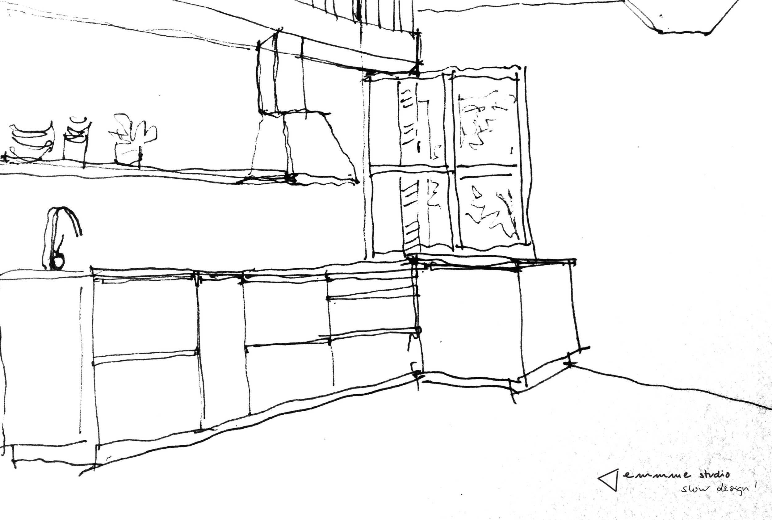 emmme studio_reforma new vintage 2_croquis cocina.jpg