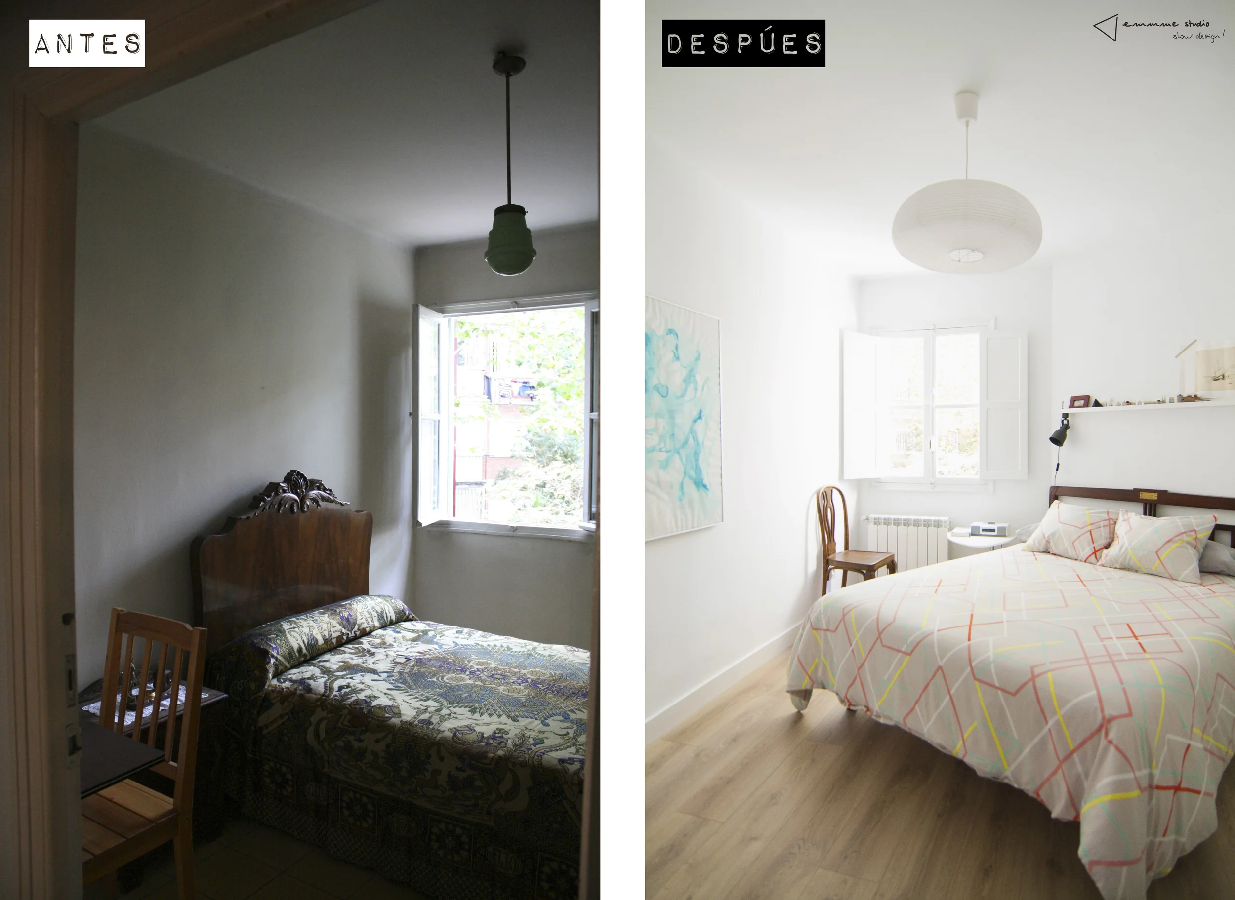 dormitorio Eva y Gonzalo © emmme studio