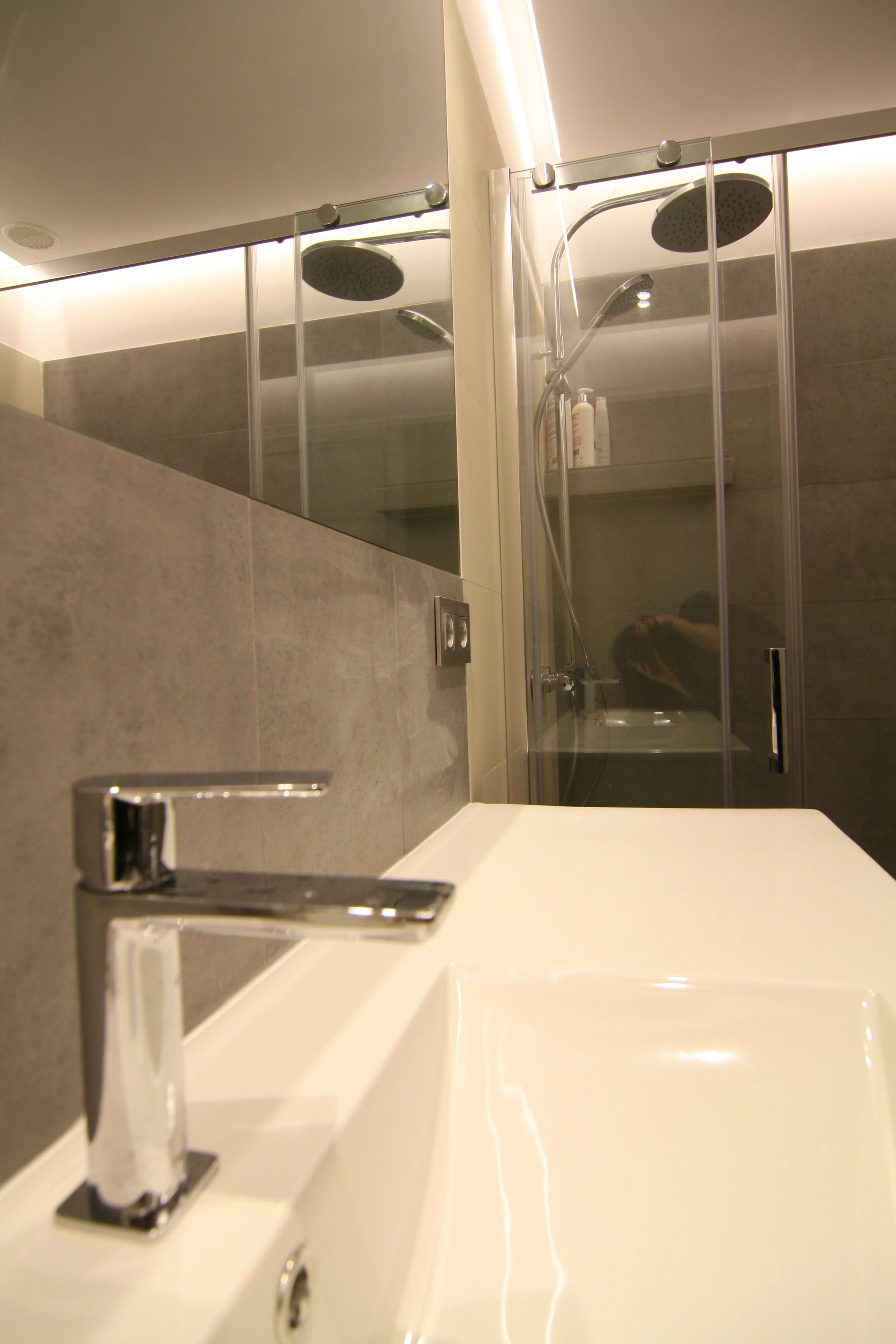 Antes, durante y después del baño de Carmen