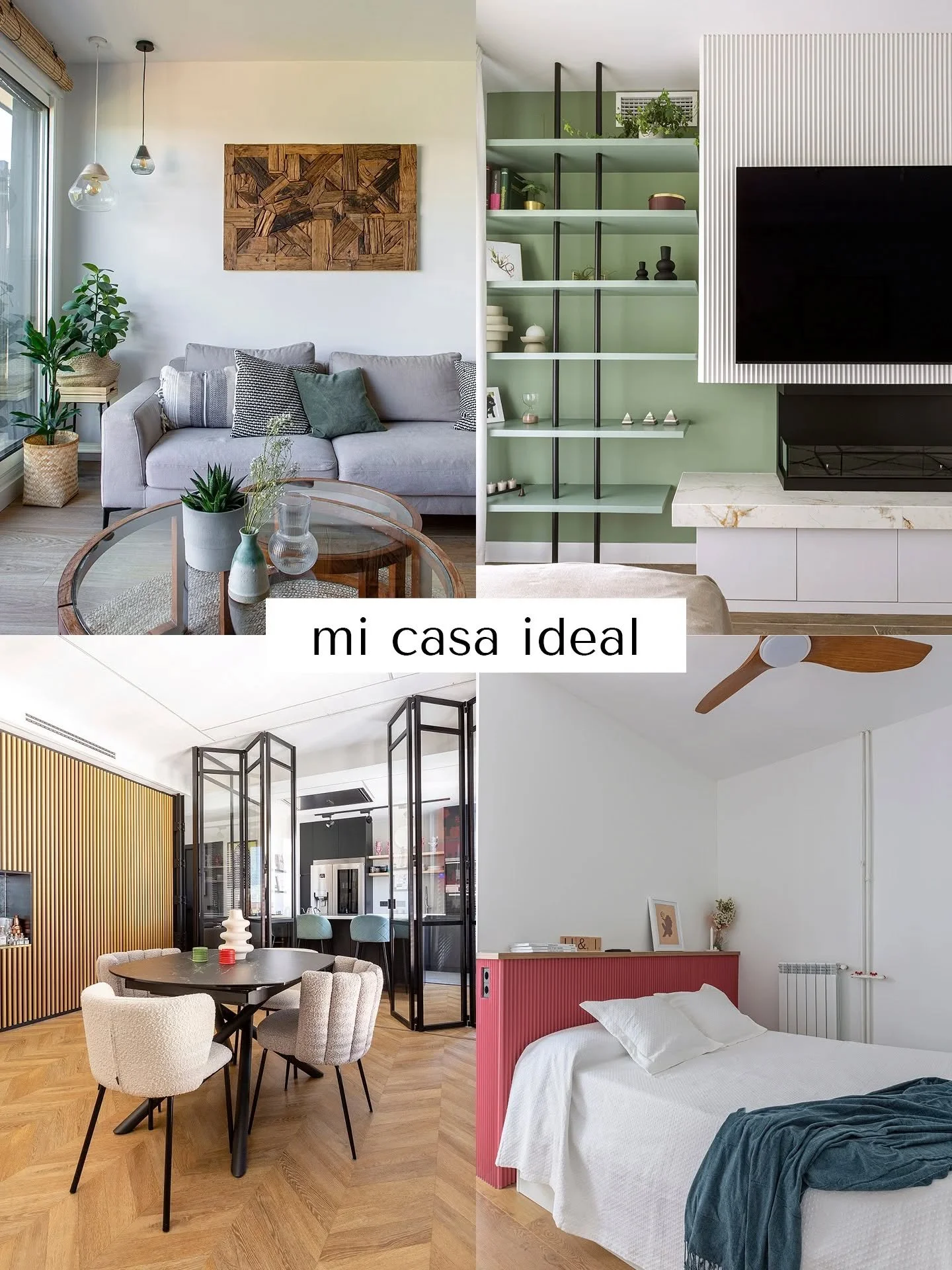 Cinco estilos, cinco formas de vivir un hogar. 🌿
Cada proyecto refleja una historia, una forma de ser, una manera distinta de entender la belleza.
Porque no hay dos casas iguales, igual que no hay dos personas iguales.
Solo espacios que se dise&nti
