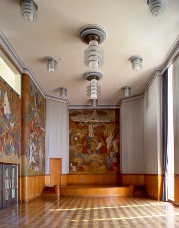 Mutual Building, Assembly Room - Leroux Smith Le Roux frescoes - 1939