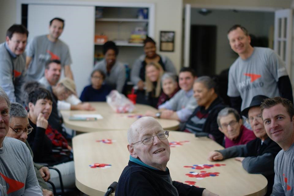 PayCor (Livonia office) employees playing Bingo and getting to know individuals served by JARC at the RRR Day Program.