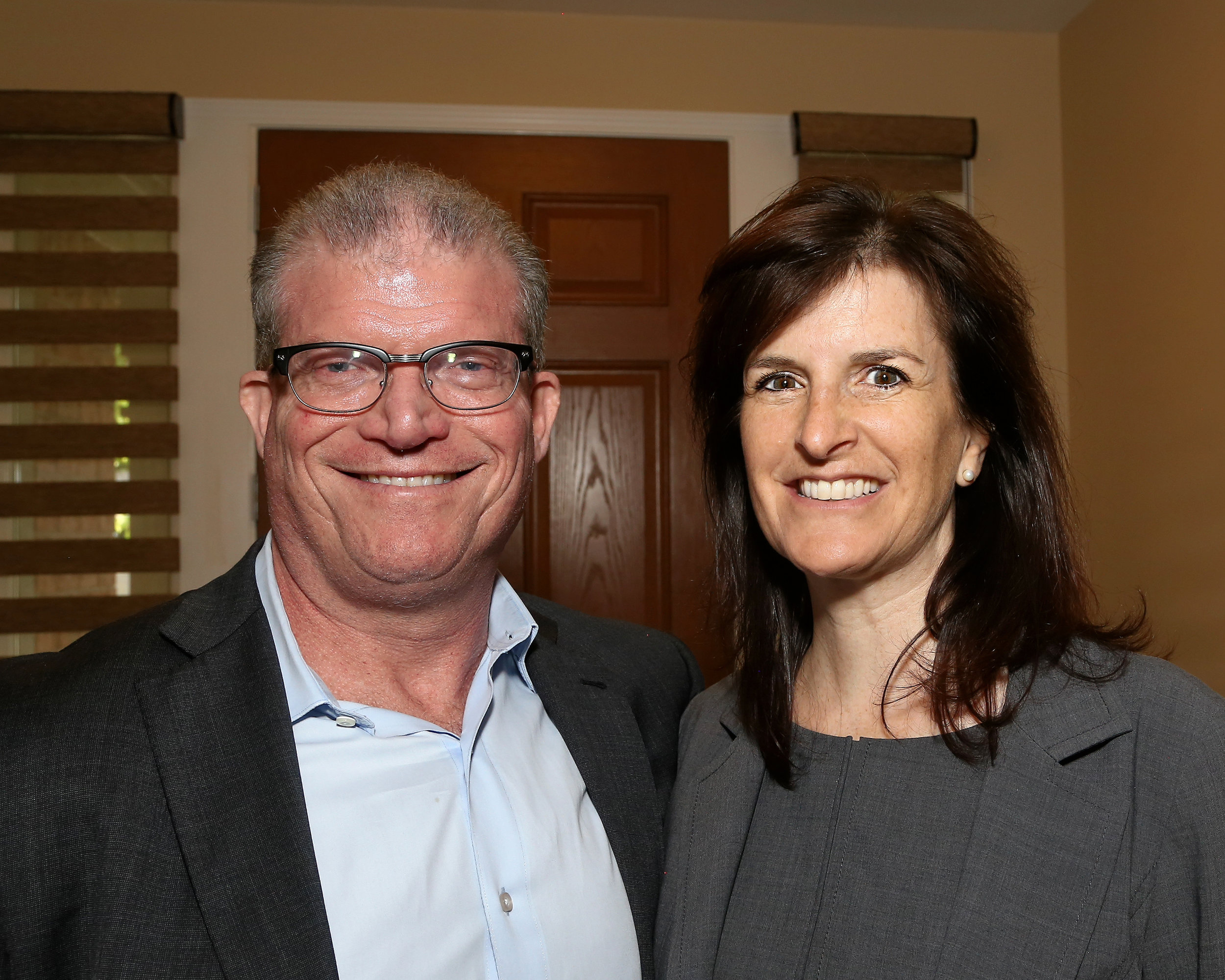 Ron Applebaum, Former JARC Board President (from 2012-2014), with Lisa Brown, Oakland County Clerk and Current JARC Board Member.