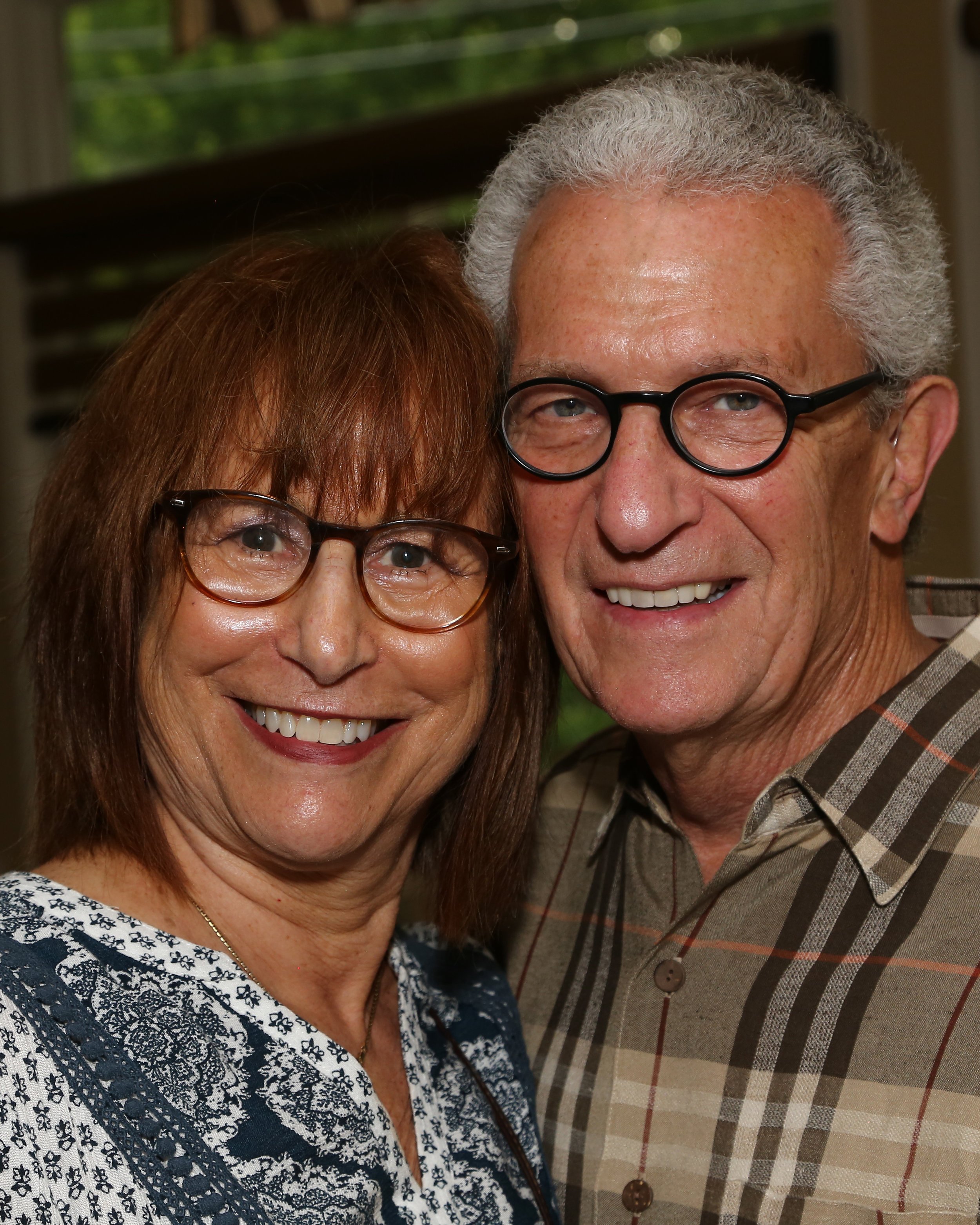 Carol Kaczander, former Board Member and current JARC staff, with Bill Cohen, Former JARC Board President (from 1997-2000)
