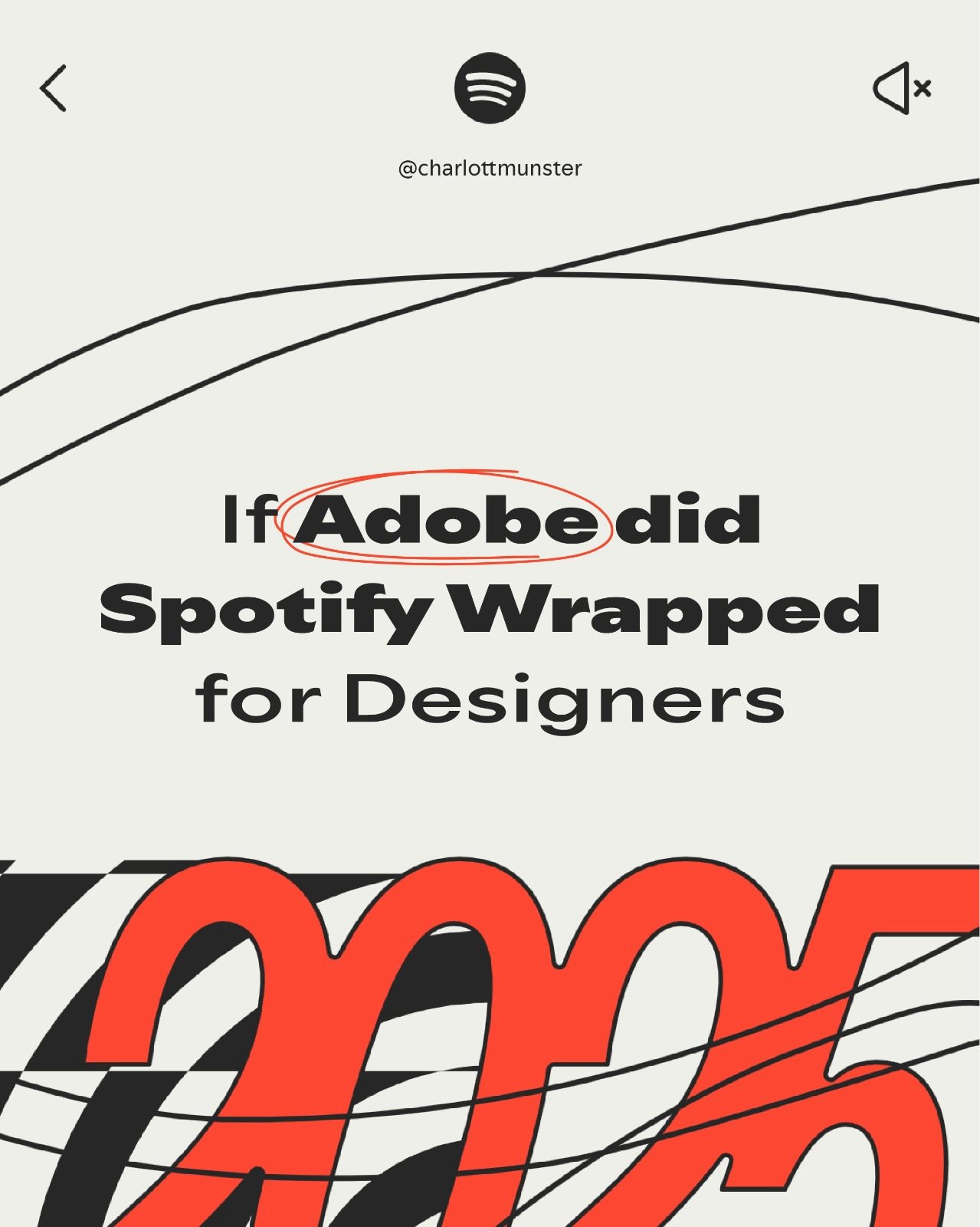 If @adobe made a Spotify Wrapped for designers&hellip;
yeah, mine would 100% look like this.

&ldquo;I&rsquo;ll know what I want when I see it&rdquo; is basically my theme of the year 😂

These little designer moments like &ldquo;where&rsquo;s the lo