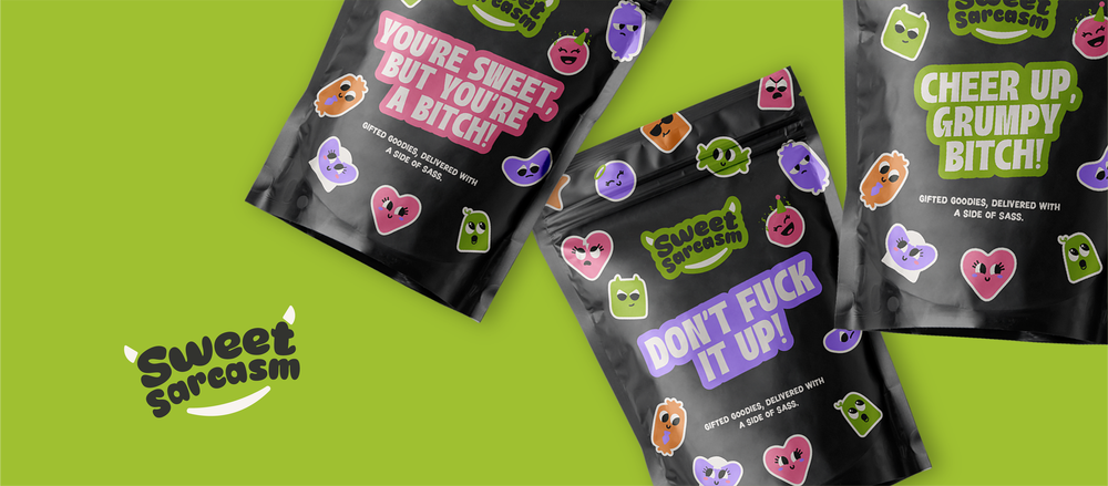 Sweet Sarcasm brand identity