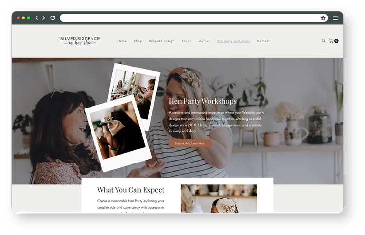 Silver Sixpence website, 2026
