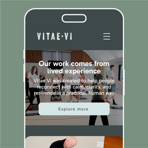 Vitae Vi mobile site
