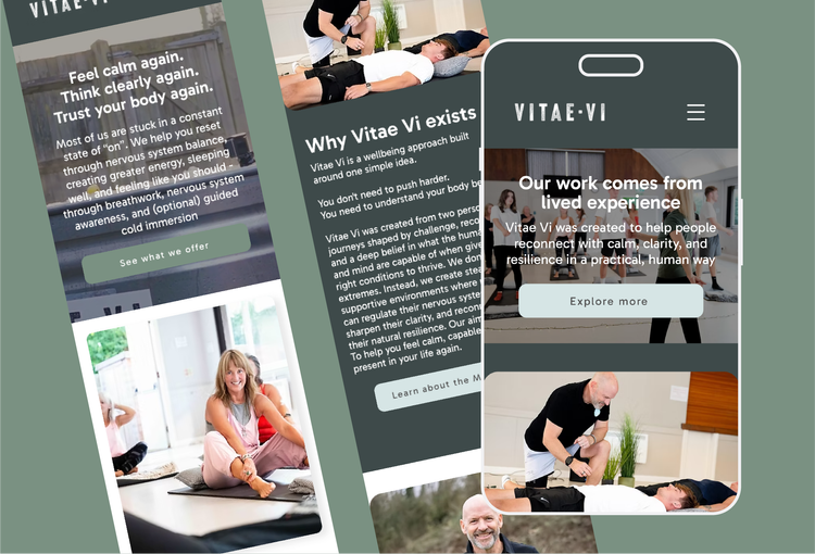 Vitae Vi mobile site