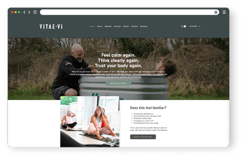 Vitae Vi website, 2026