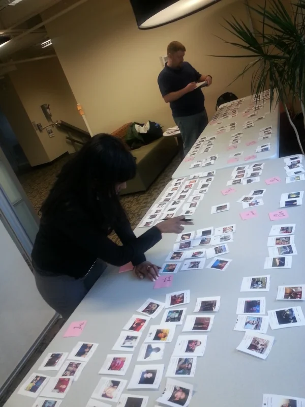 Digital Artifact Diagramming, which organizes images based on categories to find trends in the data.