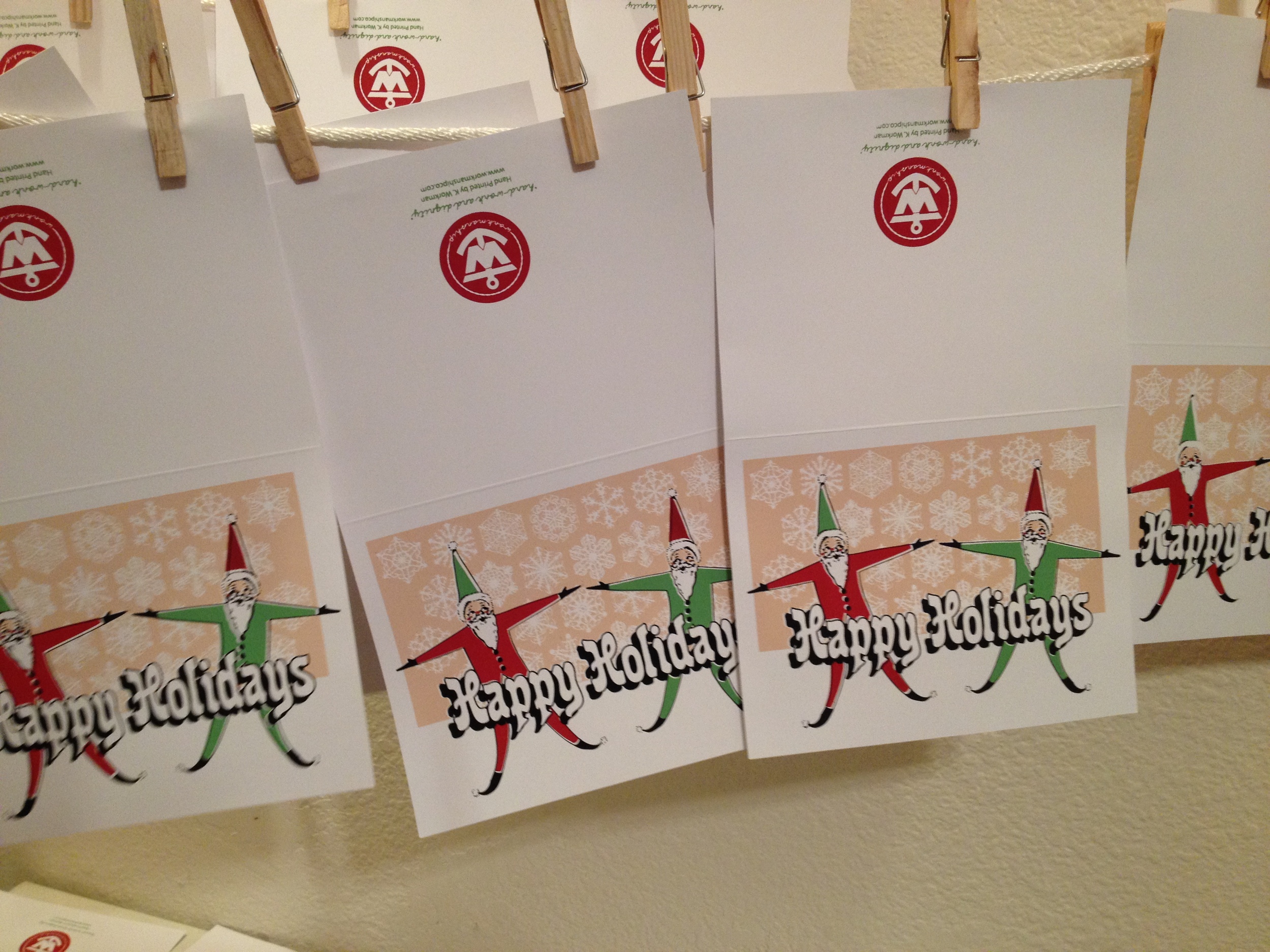  4 color Holiday 2014 cards 