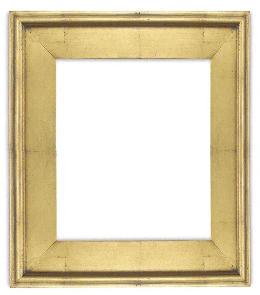 ArtToFrames 24x30 inch Gold with beads Wood Picture Frame, WOMD10051-24x30