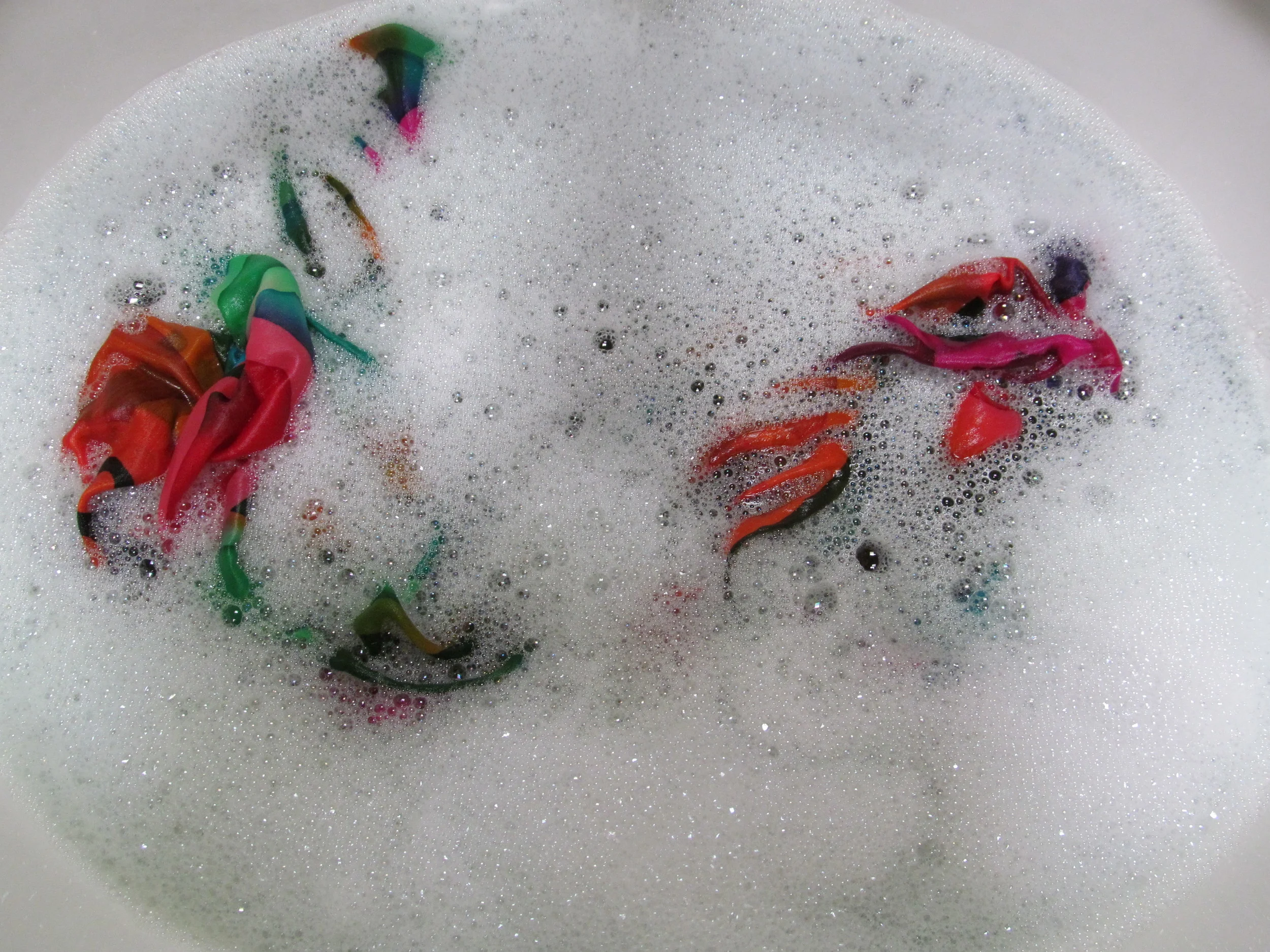 The washing begins!