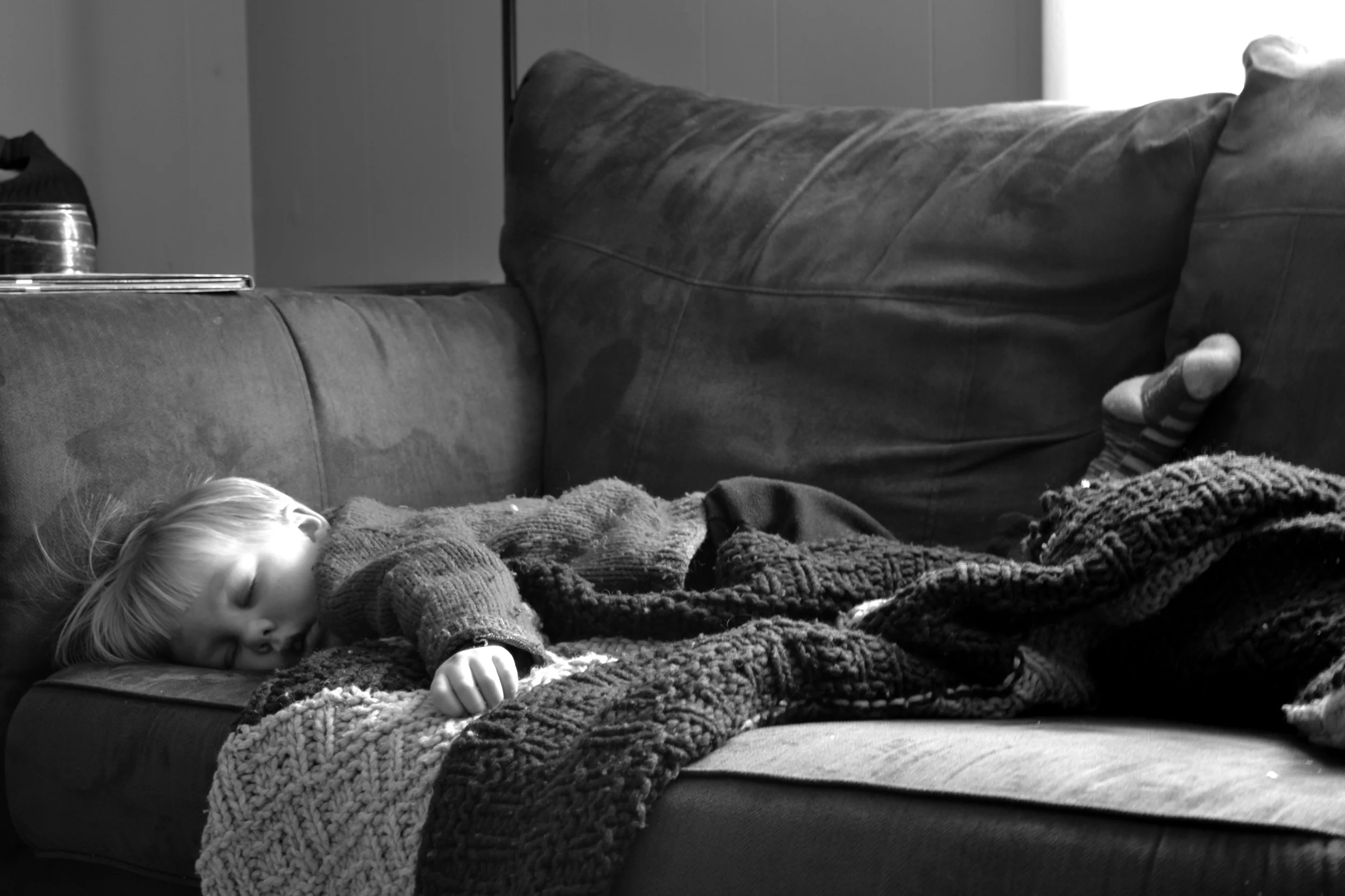 He fights sleep, and then this, all the time lately.