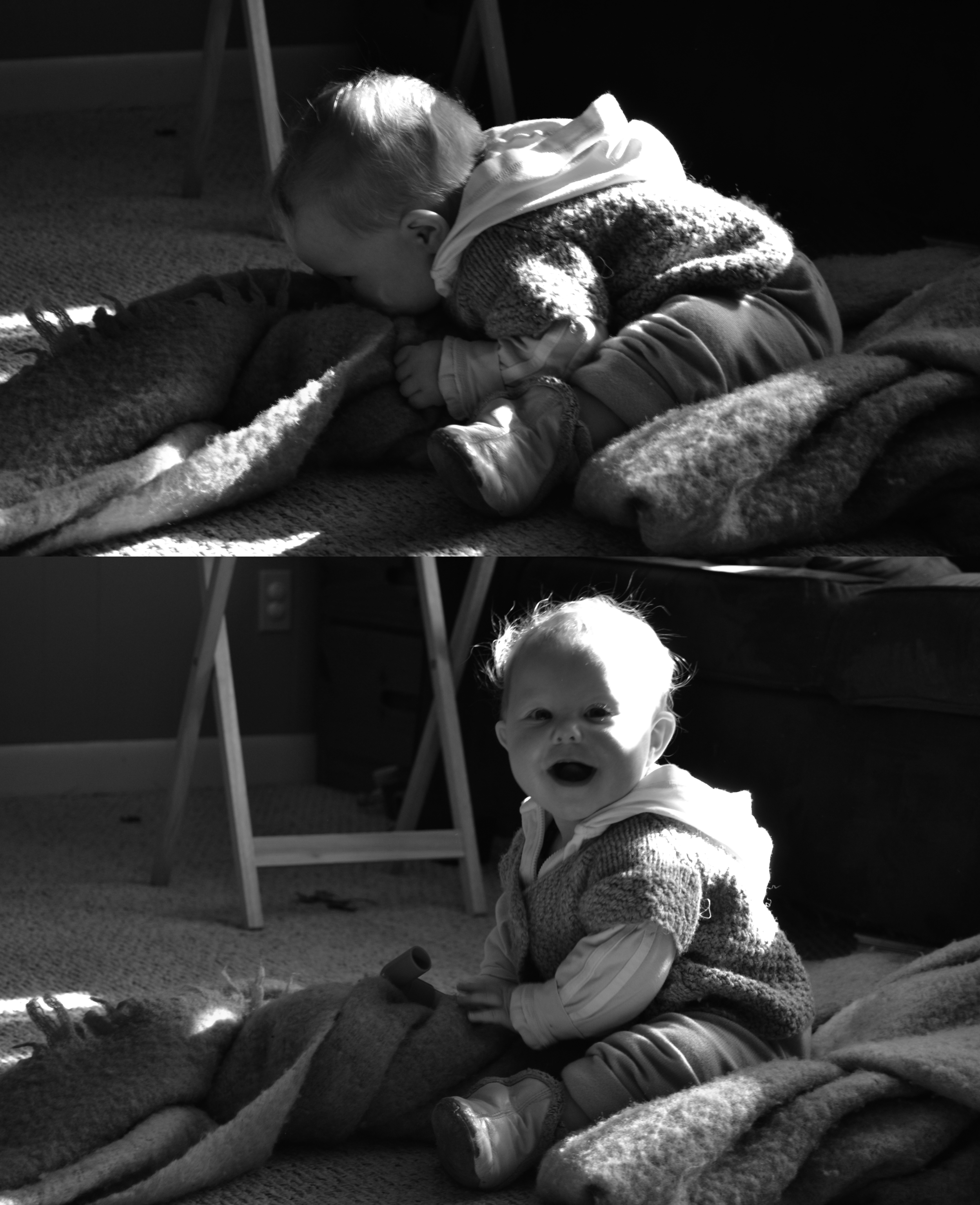 We can never get enough of her peekaboo, ever.