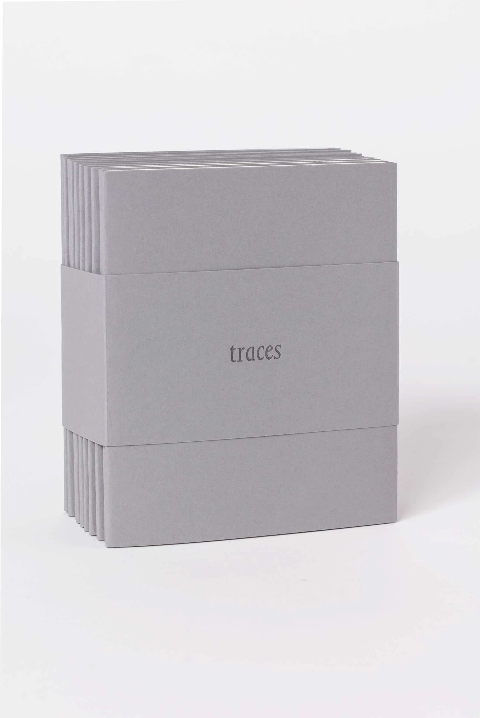   Traces.&nbsp; 10 unique books, Transfer and Letterpress, 2014. 