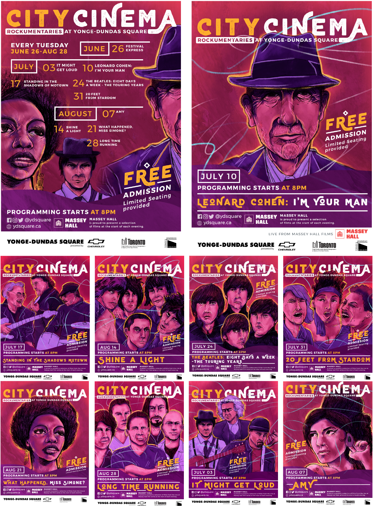City Cinema Poster Set